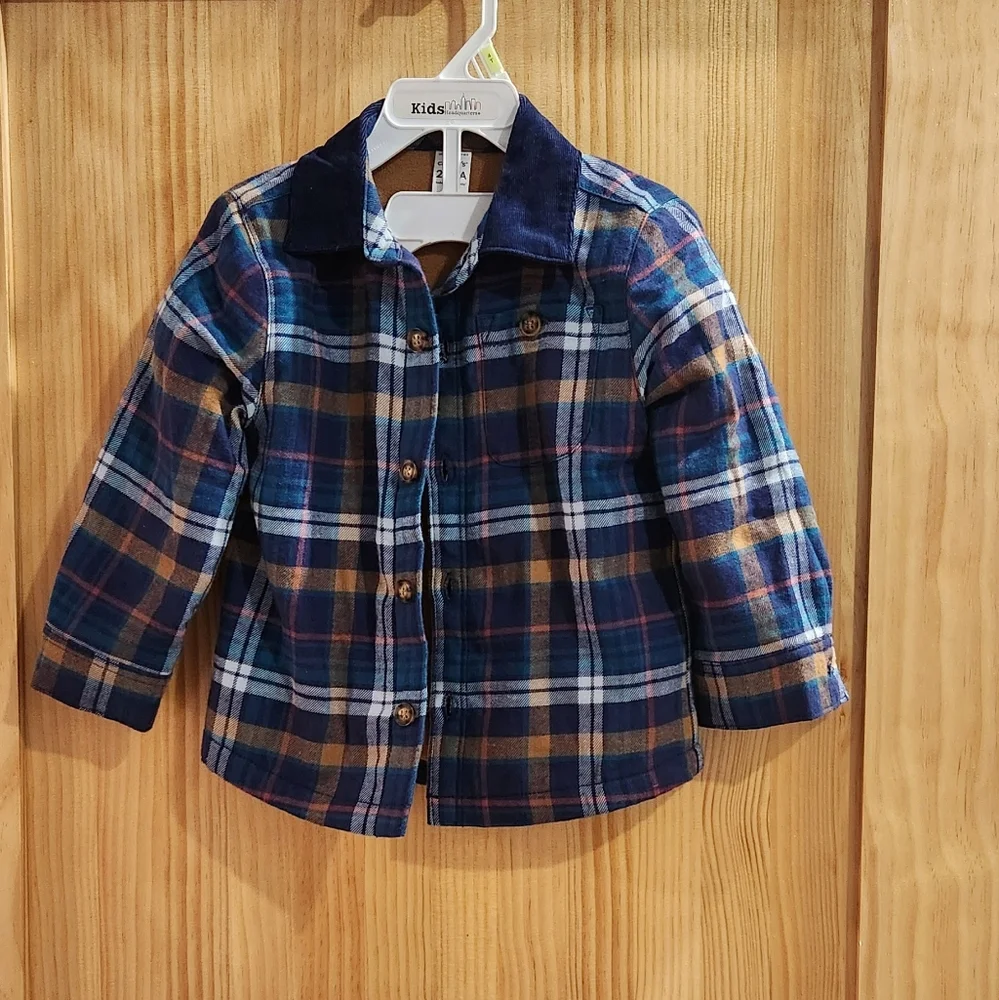 Carter's Toddler Plaid Shacket